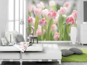 Gorgeous Mural Ideas Bringing Floral Designs into Modern Living Rooms