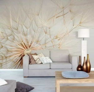 Gorgeous Mural Ideas Bringing Floral Designs into Modern Living Rooms