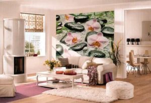 Gorgeous Mural Ideas Bringing Floral Designs into Modern Living Rooms