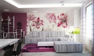 Gorgeous Mural Ideas Bringing Floral Designs into Modern Living Rooms