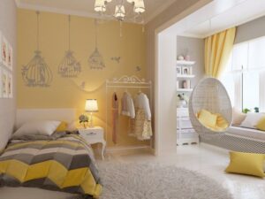 Yellow Color Schemes, 55 Modern Kids Room Design Ideas