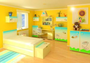 Yellow Color Schemes, 55 Modern Kids Room Design Ideas