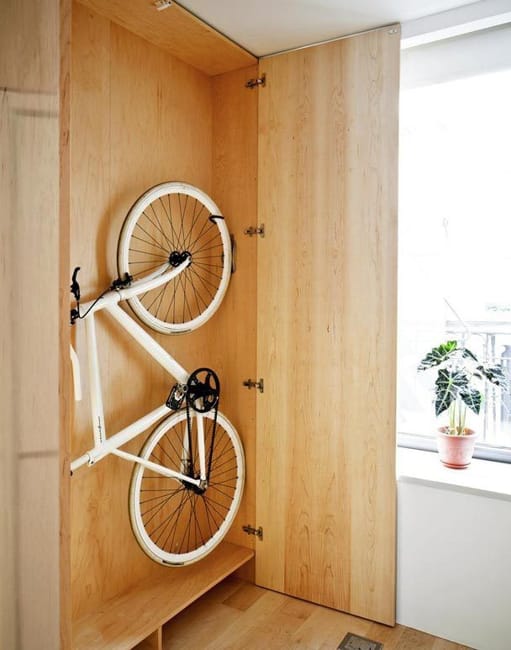 bicycle storage cabinet