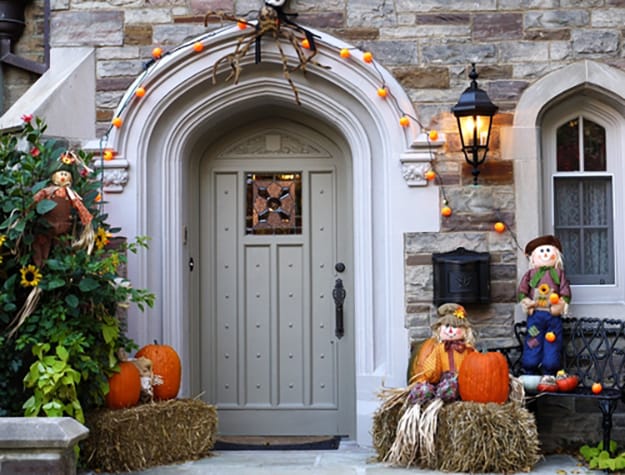 Festive Thanksgiving Decorating, 55 Front Door Decoration Ideas