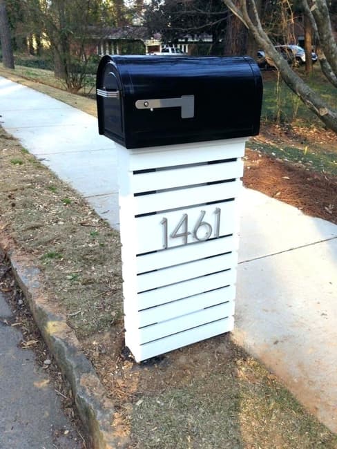 55 Modern Mailboxes and House Number Sign Ideas 55 Modern Mailboxes And House Number Sign Ideas
