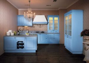 Blue Kitchen Colors, Calm Accents in Modern Kitchen Designs