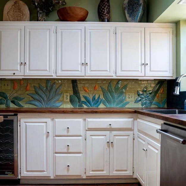 Blue Kitchen Colors Calm Accents in Modern Kitchen Designs