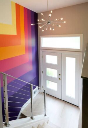 Modern Wall Design, 55 Thrilling Wall Painting Ideas to Adore Rooms