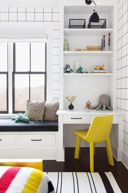 colorful furniture yellow chair