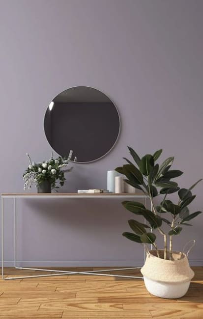 round wall mirror