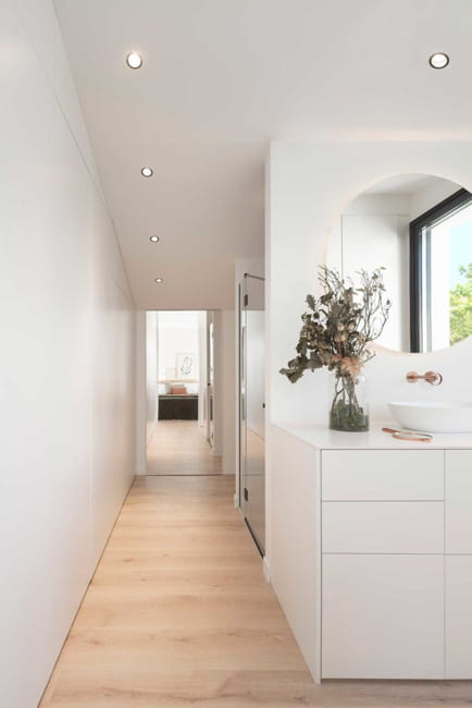white walls furniture
