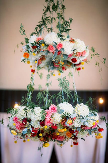 hanging flower wreaths