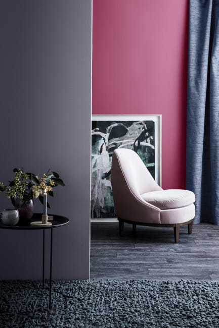 magenta pink wall paint color