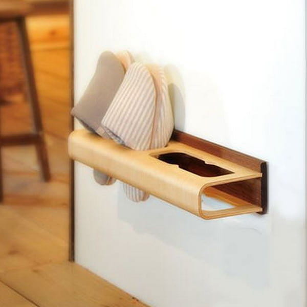 modern storage ideas slippers