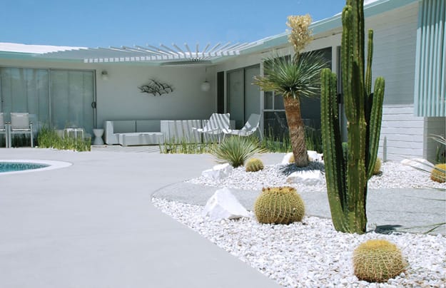 White Rocks in Yard Landscaping, Creative and Contemporary Design Ideas