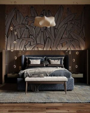Modern Bedroom Wallpaper Designs, Beautiful Accent Wall Decoration Ideas
