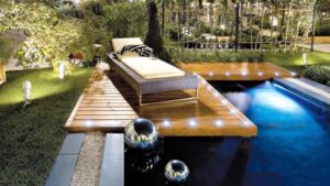 Yard Landscaping with Beautiful Outdoor Lights, Lighting Design Ideas