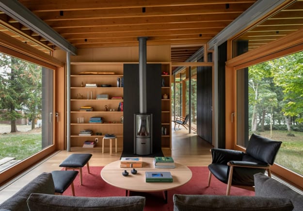 wood interior design