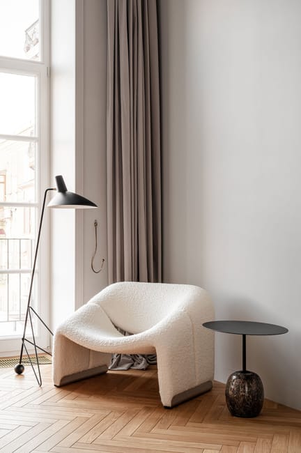 contemporary chair floor lamp