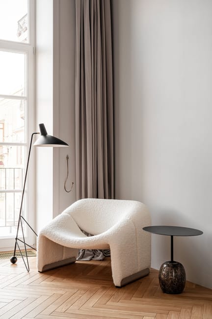 contemporary chair floor lamp