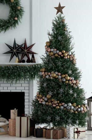 All Green Christmas Tree Decorating Symbolic And Modern Christmas Ideas Green Christmas Trees Holiday Decorations 33 300x453