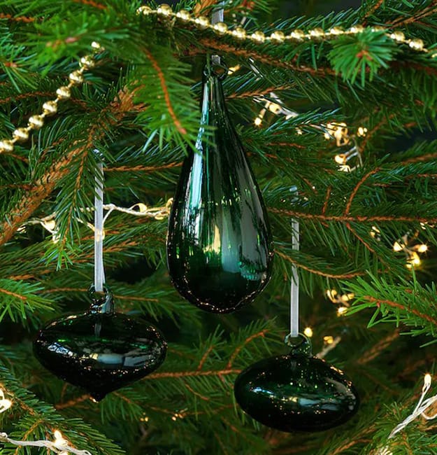 glass ornaments retro styles