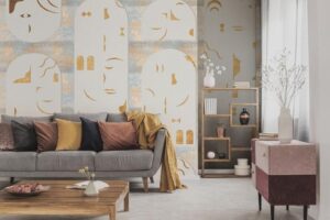 Best Wallpaper Designs for Modern Living Rooms, 2024 Wall Design Trends