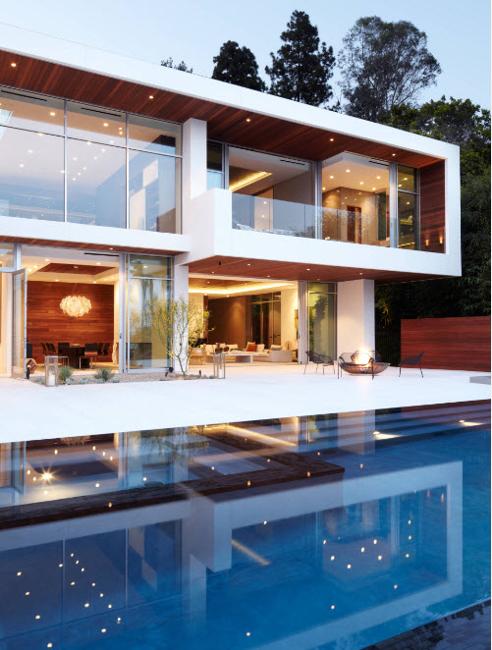 modern architecture contemporary house swimming pool