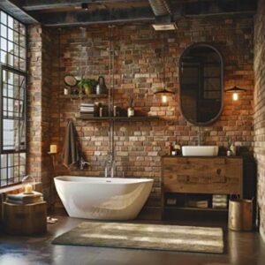 50 Modern Bathroom Design Ideas, Loft Style
