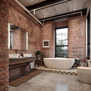 50 Modern Bathroom Design Ideas, Loft Style