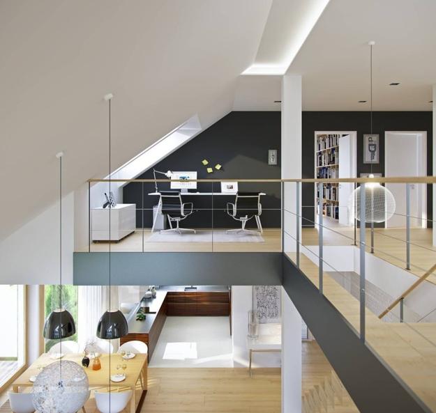 50 Contemporary Mezzanines Adding Space to Modern Houses with High Ceilings