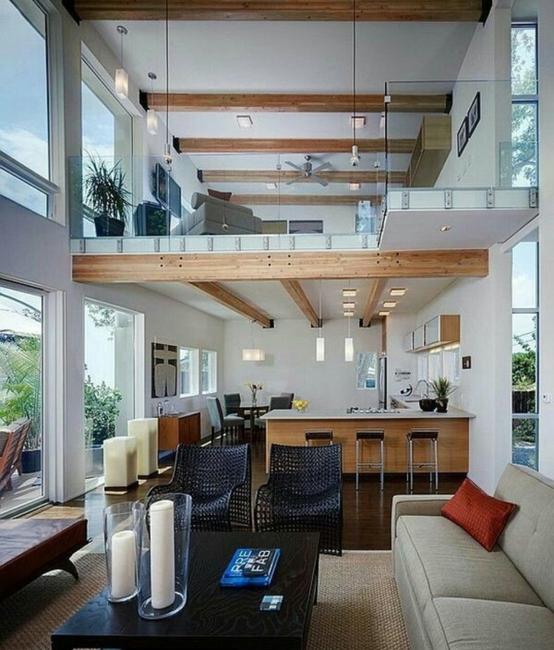 modern interior design lofts mezzanines