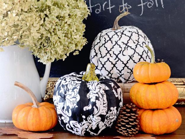 handmade halloween decorations black paint