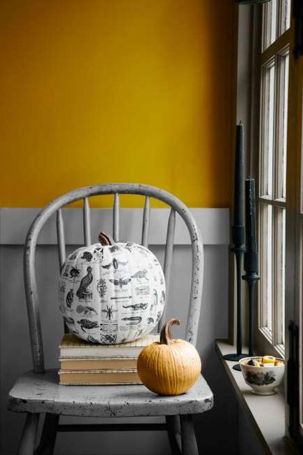 handmade halloween decorations black paint