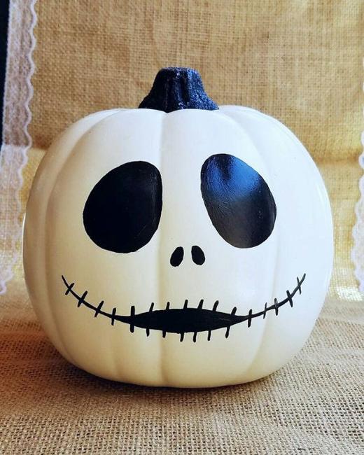 handmade halloween decorations black paint
