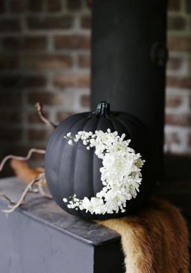 handmade halloween decorations black paint