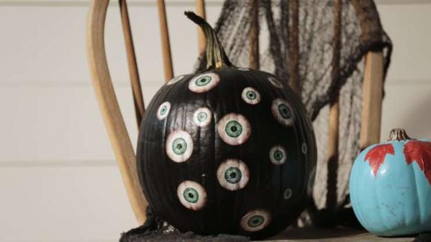 handmade halloween decorations black paint