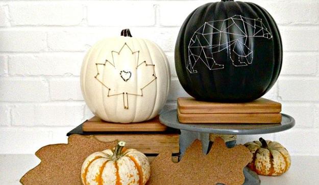handmade halloween decorations black paint