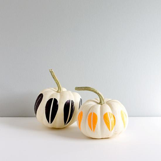 handmade halloween decorations black paint