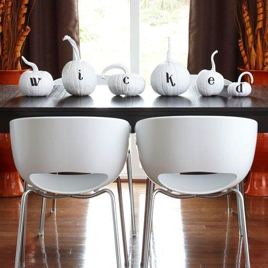 handmade halloween decorations black paint