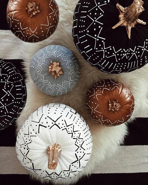 handmade halloween decorations black paint