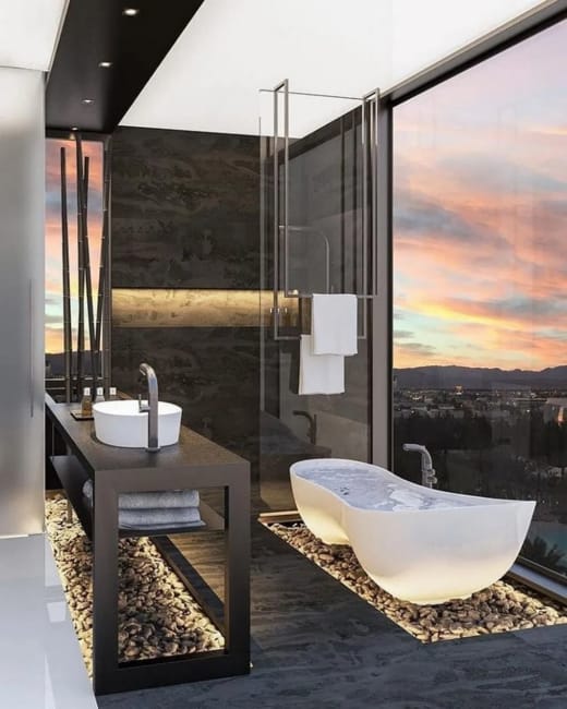 home spa modern bathrooms