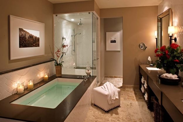 home spa modern bathrooms