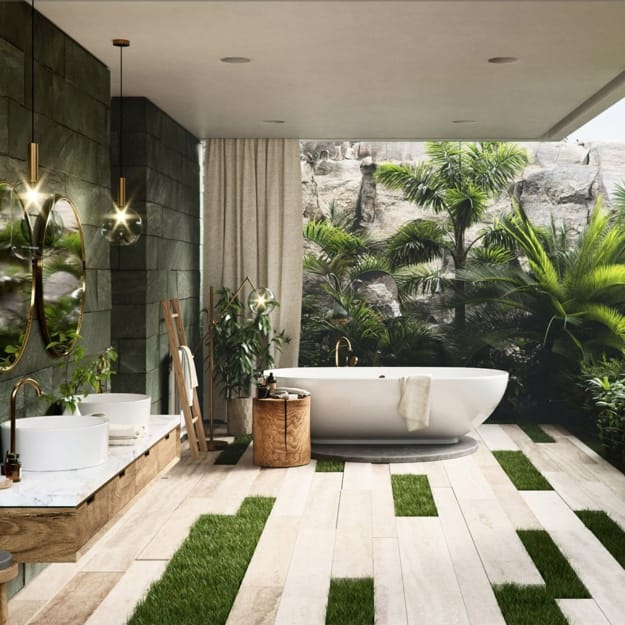 home spa modern bathrooms