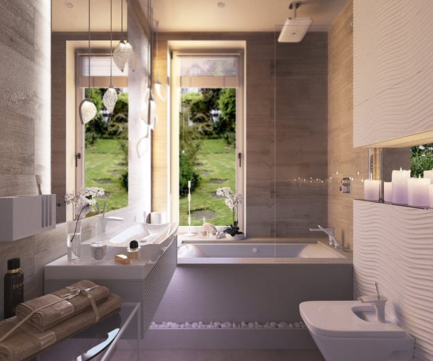 home spa modern bathrooms