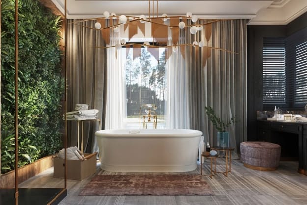 home spa modern bathrooms