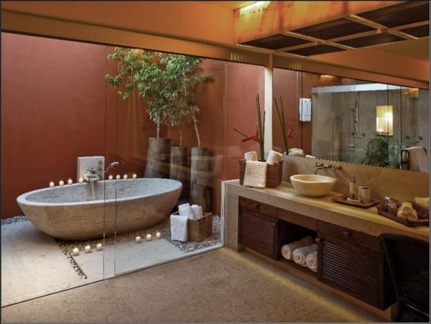 home spa modern bathrooms