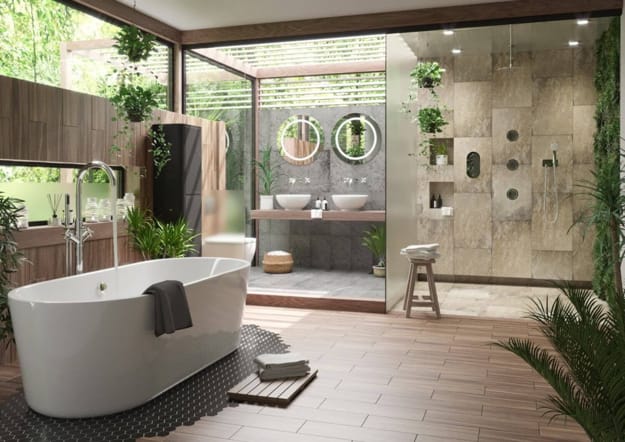 home spa modern bathrooms
