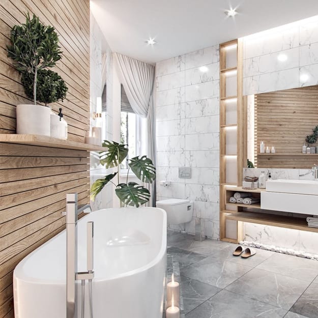home spa modern bathrooms