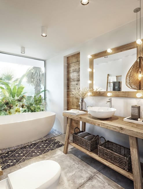 home spa modern bathrooms